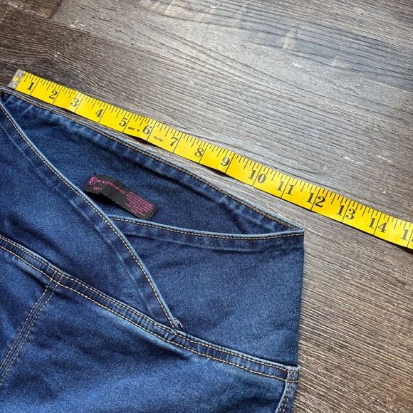 No Boundaries Dark Blue Flare Jeans - Picture 6 of 8